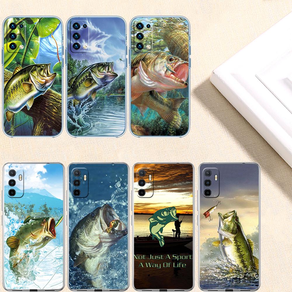 RE4 Angling Go Fishing Transparent Phone Case for Samsung Galaxy A04 A04S A14 A23 A34 A54 M23 M33 M52 M53