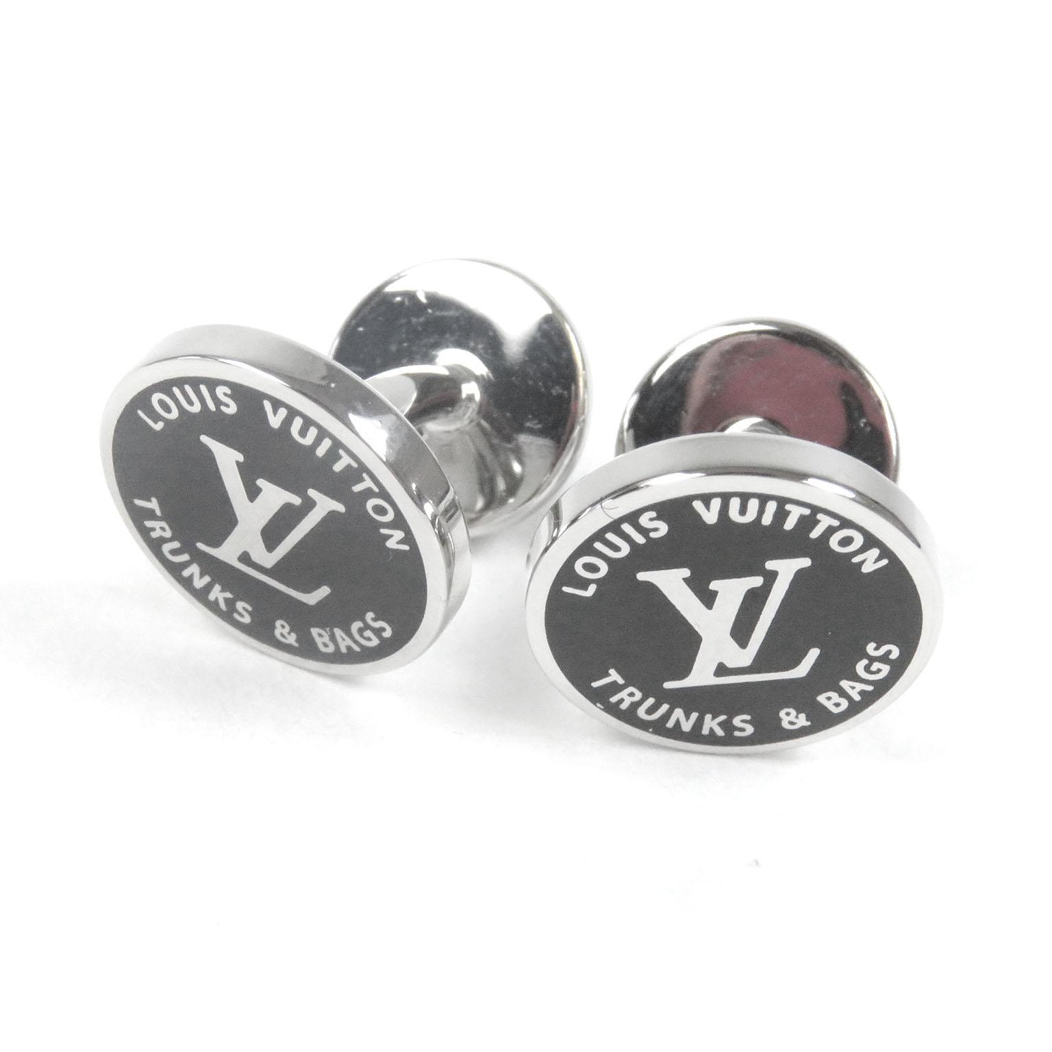 

LOUIS VUITTON Cufflinks cufflinks Cufflinks LV Award Black Silver M00912 Used