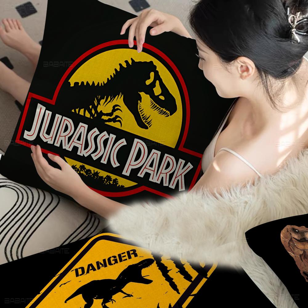 J-Jurassic Park Cushion Cover Pillowcase Upholstery Sofa Throw Pillow Home Decor Pillowcas