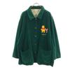 The Disney Store 90s Old Corduroy Jacket XL Green Pooh Women Used