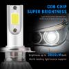 2Pcs C6 LED Headlight Bulbs H4/H7/H11/H1/H3 COB Car LED Head/Fog Light Bulb 36W 12V Auto High/Low Beam Headlamps Car Headlights