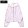 Pink M13LS677 Listy Boa Hooded Parka Tops L/G Light purpleUsed