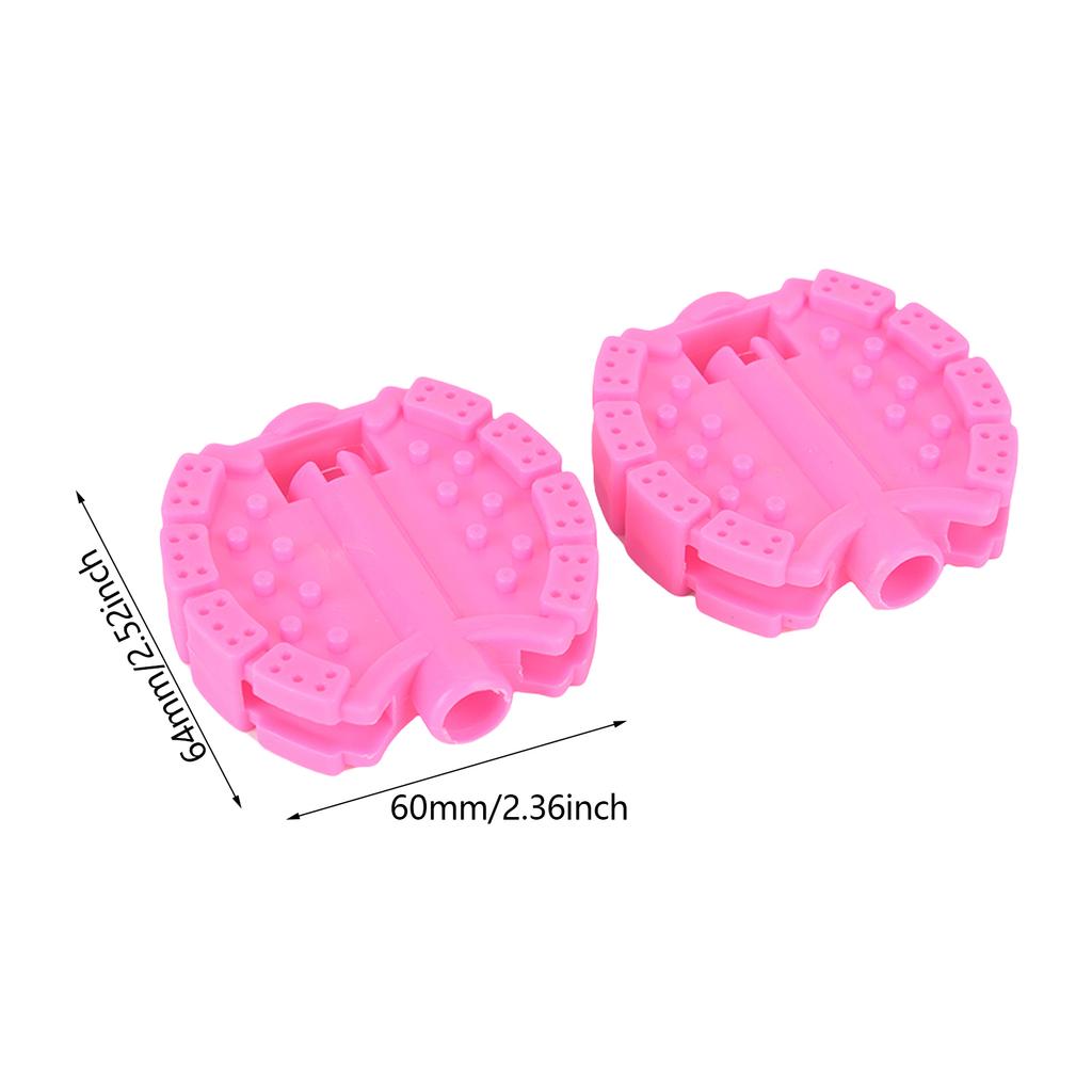 1Pair Plastic Children Bicycles Pedal Replacement NonSlip Kids Tricycle Pedal Toddler Trike Wheels Feet Pedal Enduring