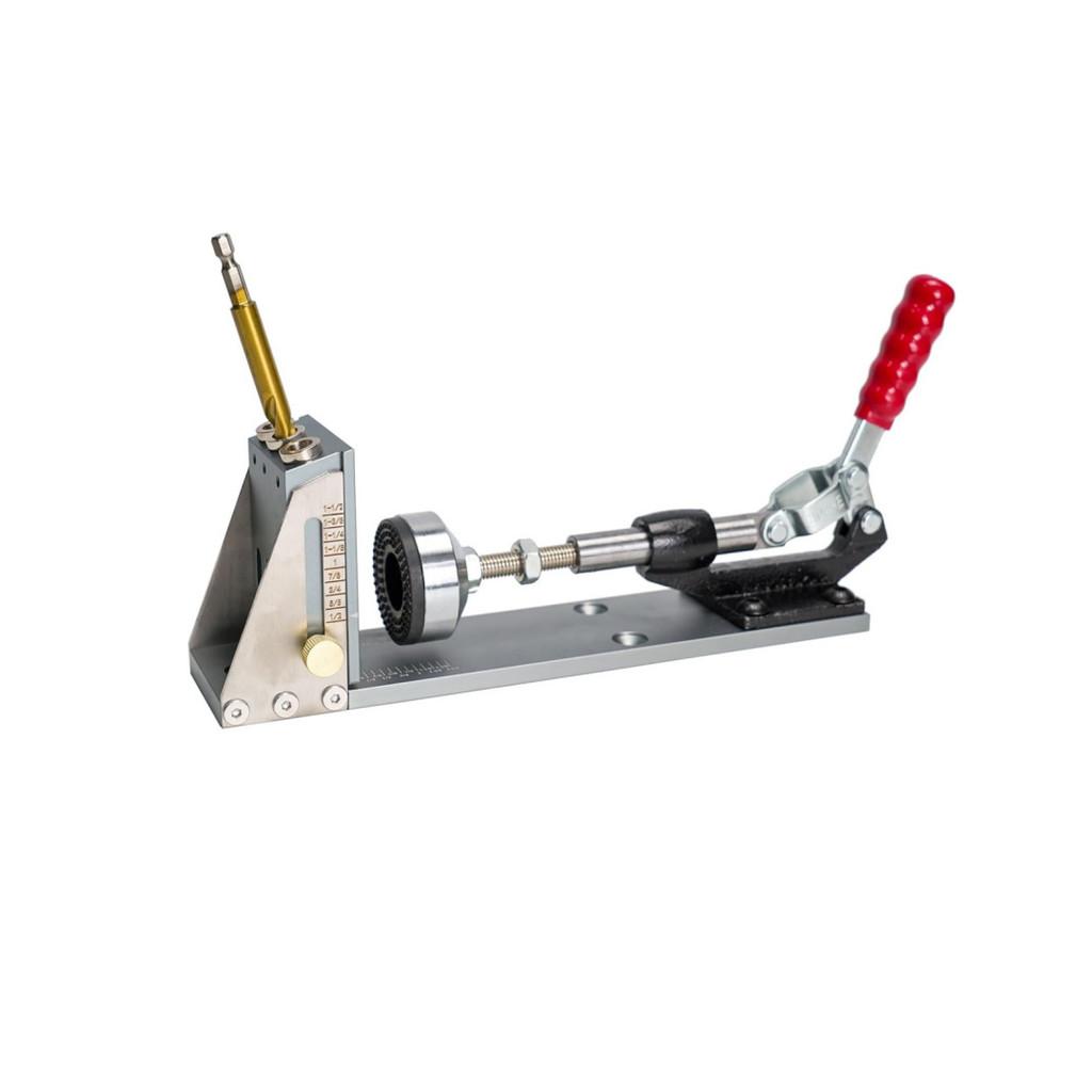 Woodworking Drilling Clamping Tool New Woodworking Oblique Hole Locator Aluminum Alloy Drilling Bit Pocket Hole Jig