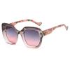 Transparent Color Matching Frame Sunglasses Ins Trendy Personalized Box Sunglasses Men And Women The Same Casual Glasses