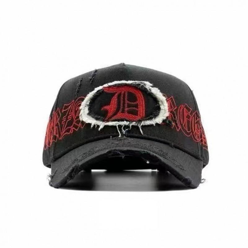 Adjustable Unisex Baseball Cap With Embroidered Design Cotton Hat Outdoor Casual Hip Hop Wear