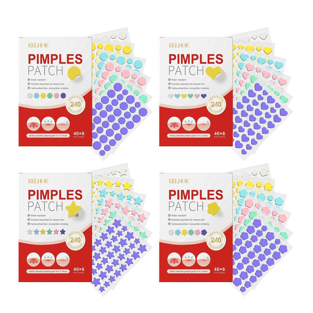 EELHOE Acne Patches with Salicylic Acid: Gentle Cleanse, Moisturize, and Soothe for Clear Skin. Portable Acne Care Solution.