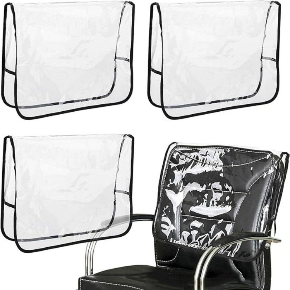Transparent Barber Chair Backrest Cover Anti-Scratch Dustproof Waterproof Slipcover Anti-fouling PVC Furniture Protector