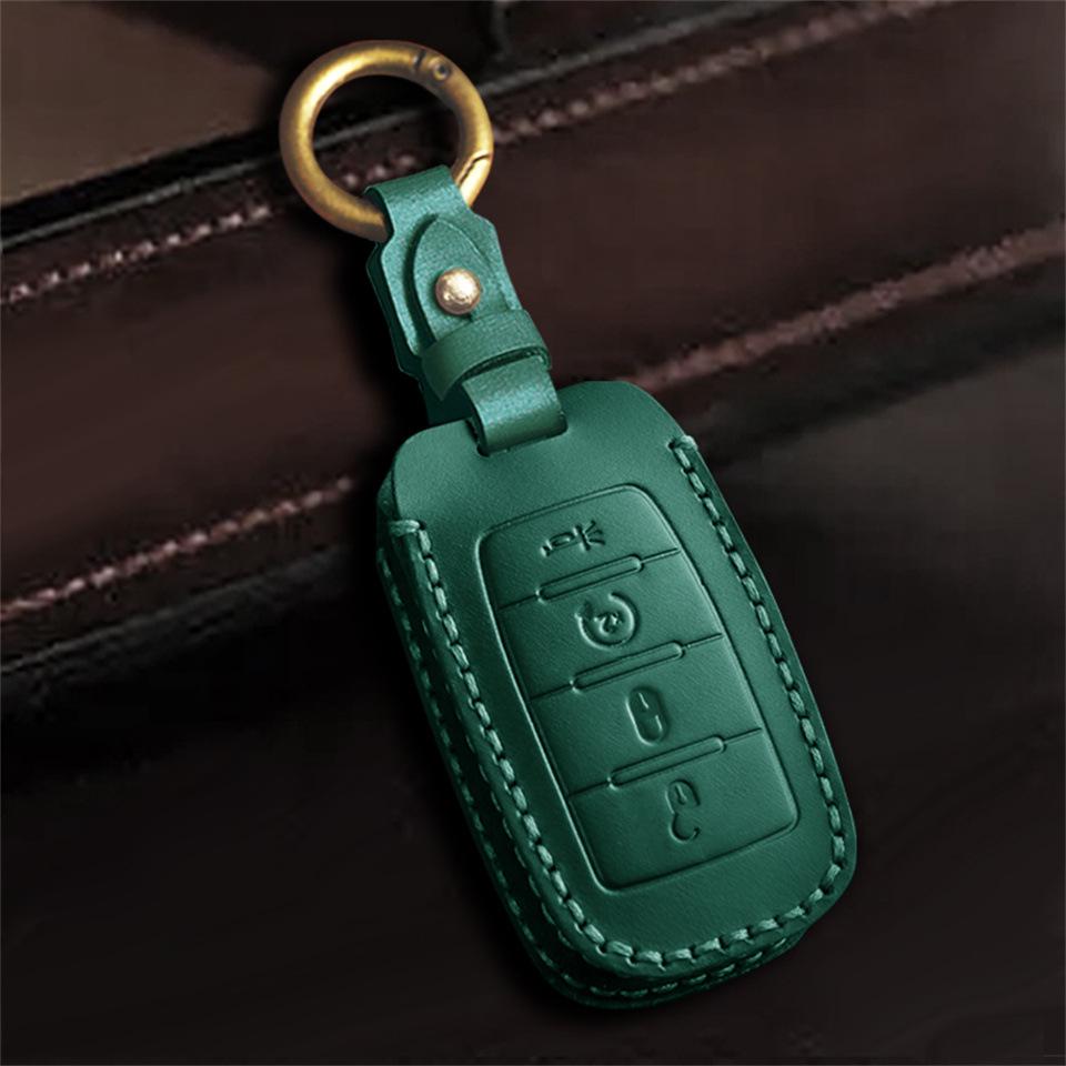 Dodge GMC Pickup Leder Schlüsselhülle – Handgefertigter Schutz für Autoschlüssel