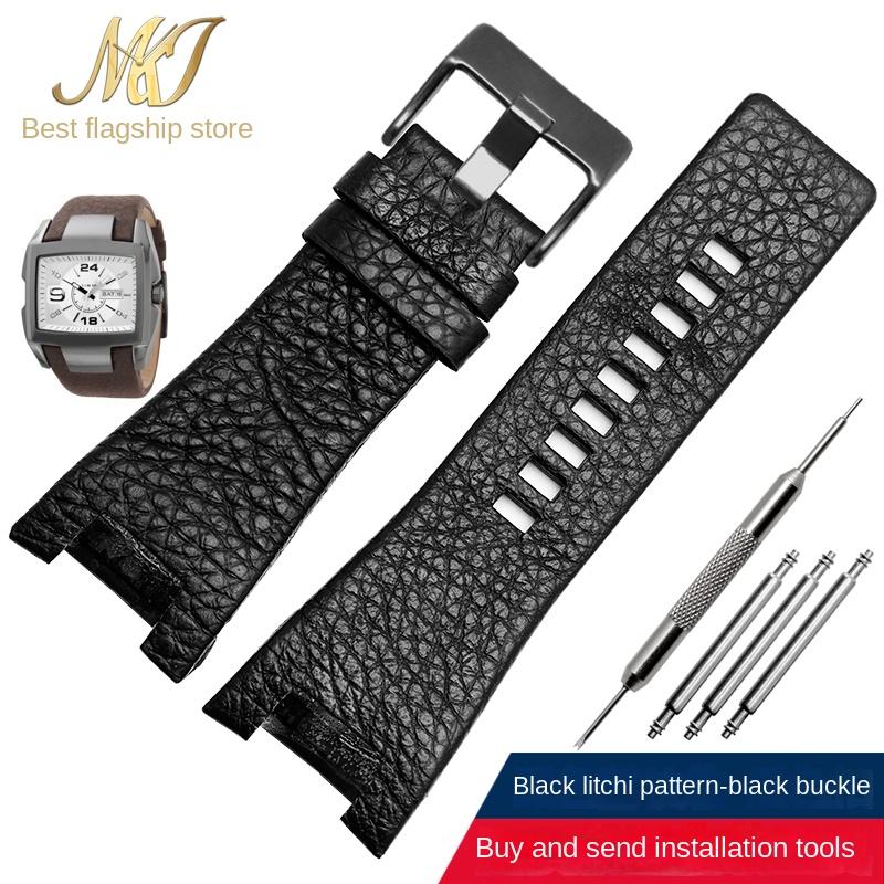 Concaaf Echt lederen horlogebandje Voor Diesel DZ1216 DZ1273 DZ4246 DZ4247 DZ287 horlogeband heren koeienhuid horlogebandje armband