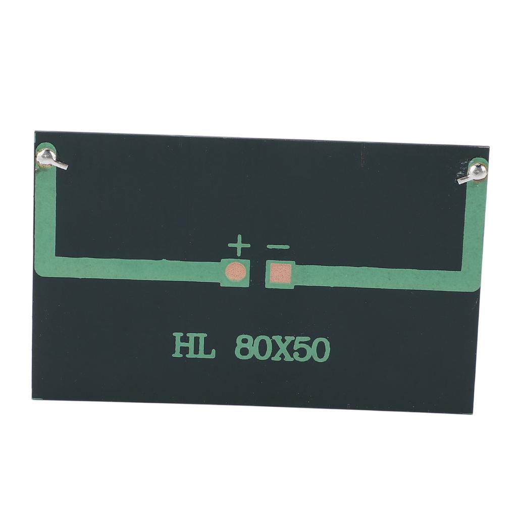 2 szt. 2V 210mA Mini Panel Solarny Polikrzemowy Płyta Solarna 80x50mm do Projektu DIY