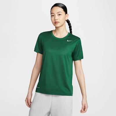 Nike Dri Fit T Shirt Women s Canyon Green XS