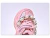 2025 Spring/Autumn Girls' LED Light-Up Pearl Chain Princess Sneakers with Soft Soles