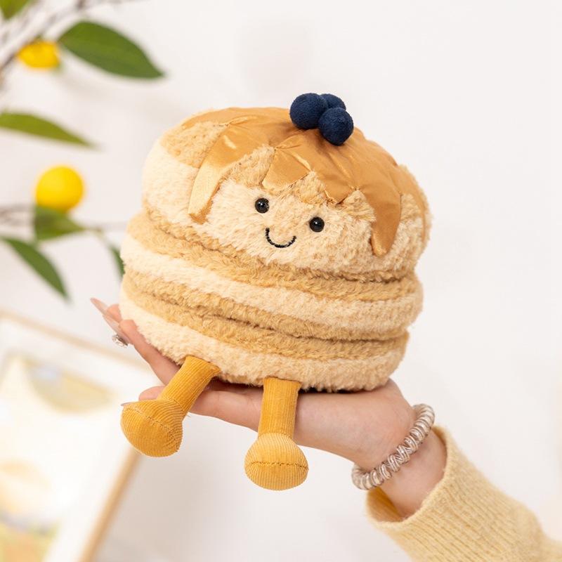 Fun Muffins Waffles Dolls Plush Toys Simulation Gourmet Bagels Dolls Pastry Ornament Road