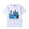 New T-shirt KPop Demon Hunters Cartoon Tiger Short-sleeved Tops Summer Men Women Clothes Anime Graphic Korean Style T-shirt