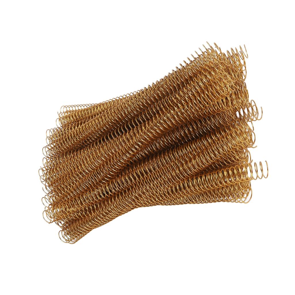100Pcs Spiral Binding Coil 170 Sheet Capacity Spine Comb 19mm Diameter 48 Teeth 4:1 Pitch Set Kit for