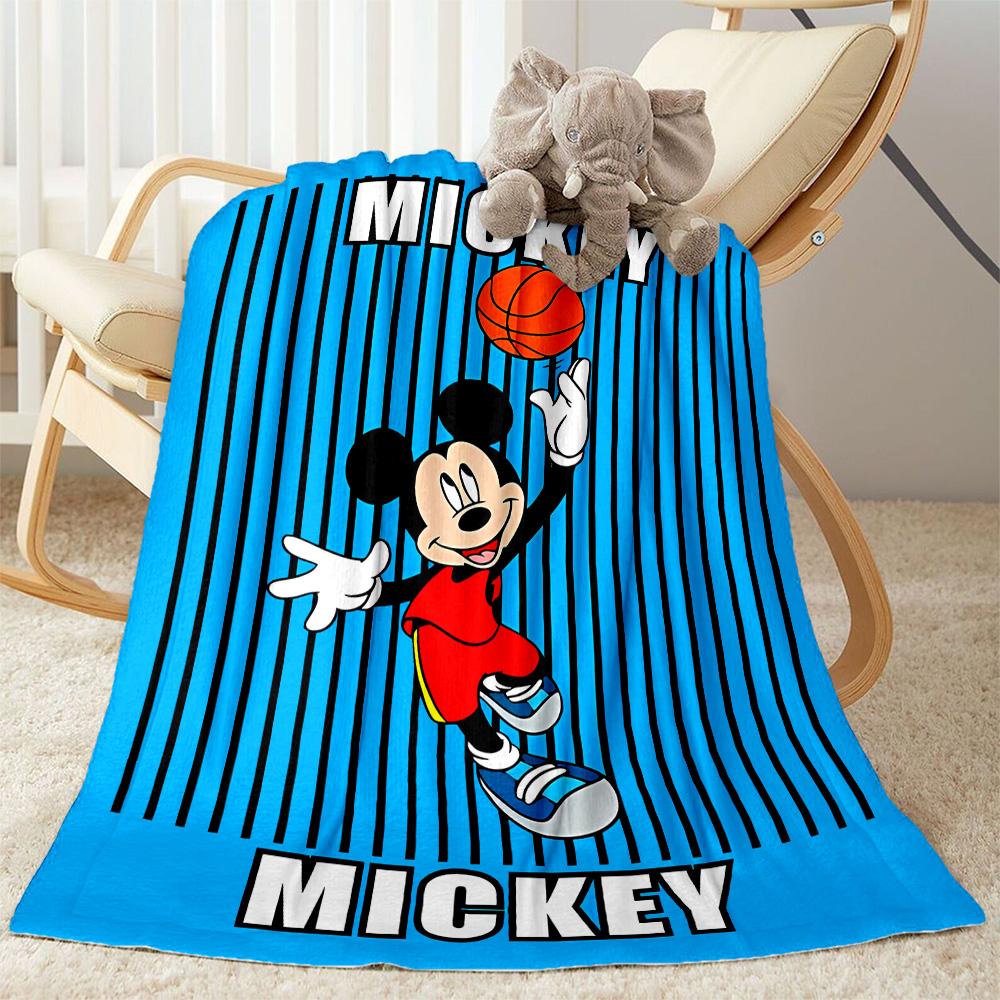 Mickey Mouse Adventure Blanket Soft & Cozy Perfect for Office Chair Bed Office Four Seasons Multipurpose Playful Design Gifts For Family Or Friends