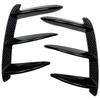Carbon Black Rear Bumper Lip Spoiler Splitter Canard for Mercedes Benz W176 A160 A180 A200 A250 A260 A45 AMG Hatchback 2013-2018