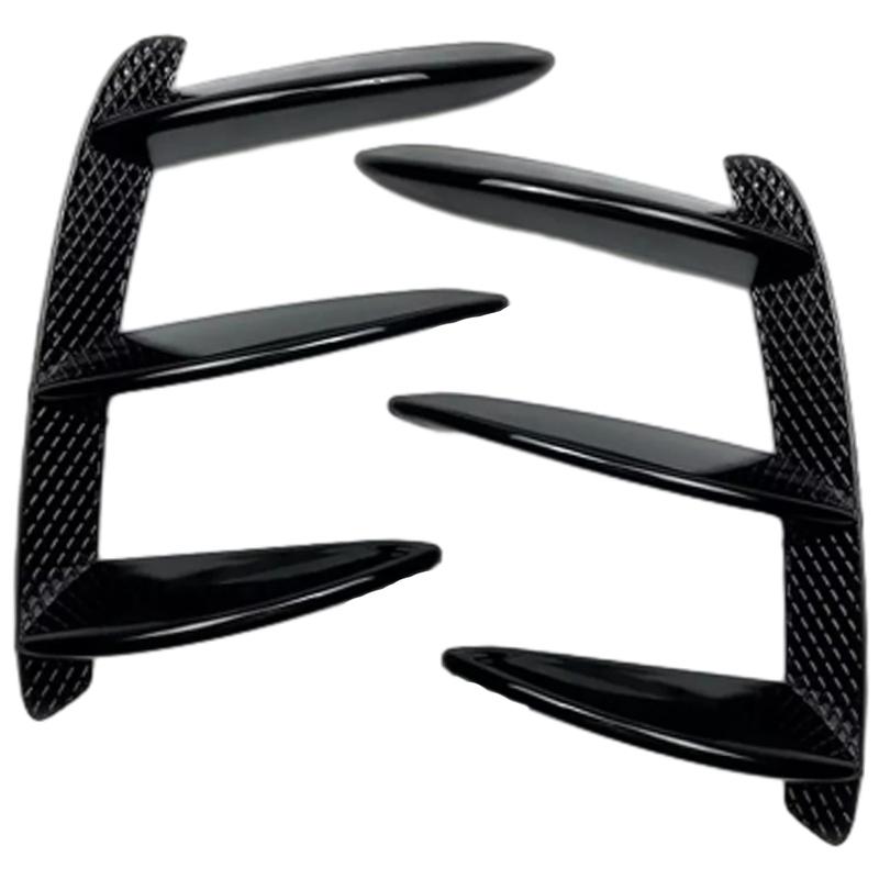 Carbon Black Rear Bumper Lip Spoiler Splitter Canard for Mercedes Benz W176 A160 A180 A200 A250 A260 A45 AMG Hatchback 2013-2018