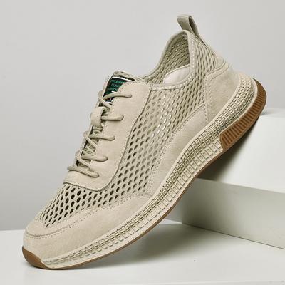 Sommer Mesh Herren Sneaker Atmungsaktive Herren Laufschuhe Tennisschuhe Bequeme Outdoor Sport Leder Herren Freizeitschuhe Tenis Masculino