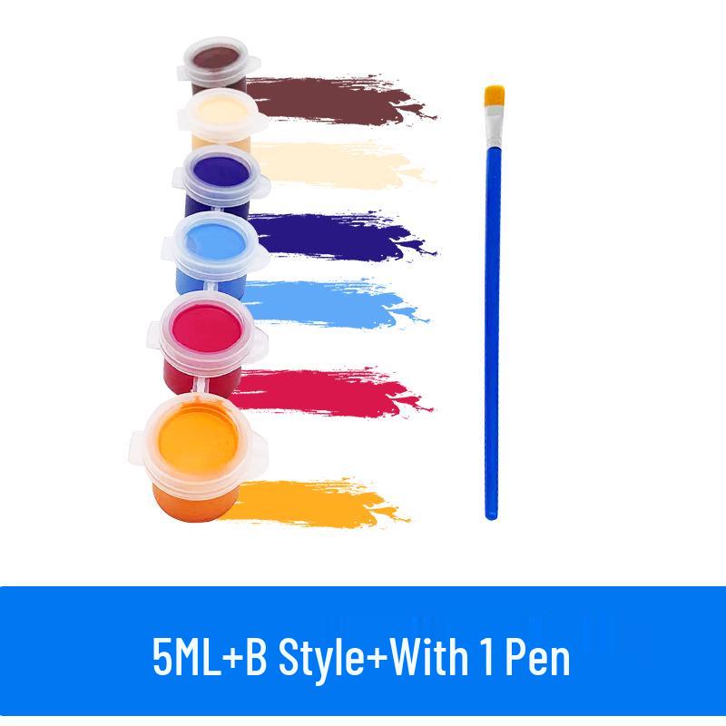 Acrylic Highlight Paint Set: 12 Colors for DIY Plaster Doll Graffiti and Children's Painting