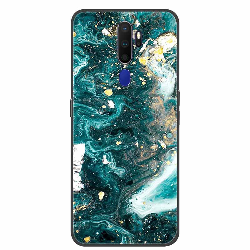 For OPPO A5 2020 Cases A9 2020 Marble Soft TPU Silicone Phone Covers For OPPO A9 2020 Case Fundas Bumper for OPPOA5 A 9 2020 Cat