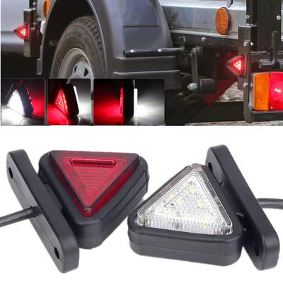 2PCS Trailer Marker Lights 12LED Outline Clearance Indicator Light for Car Lorry Truck Side Marker Light White Red LED Tail Lamp