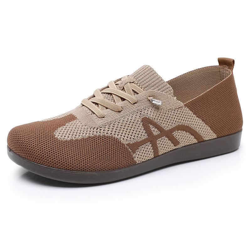 Shoes women's spring and autumn new retro German training shoes breathable one-pedal Forrest Gump shoes color matching lace-up versatile women's s