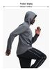 Men's Quick-Dry Outdoor Sports Hoodie for Running and Training - Loose Fit, Plus Size