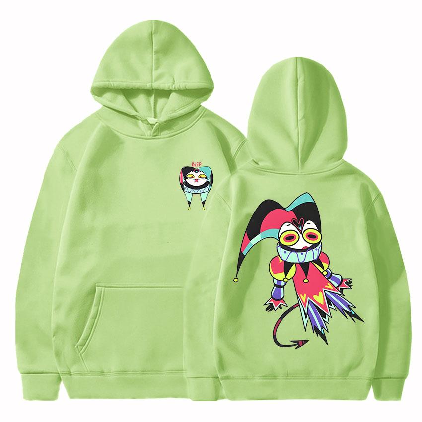 HelluvaBoss Hoodies Cartoon Print Comfortable Cute Sweatshirt With Hooded Harajuku Kawaii Clothes Sudaderas Japanese Anime Hoody