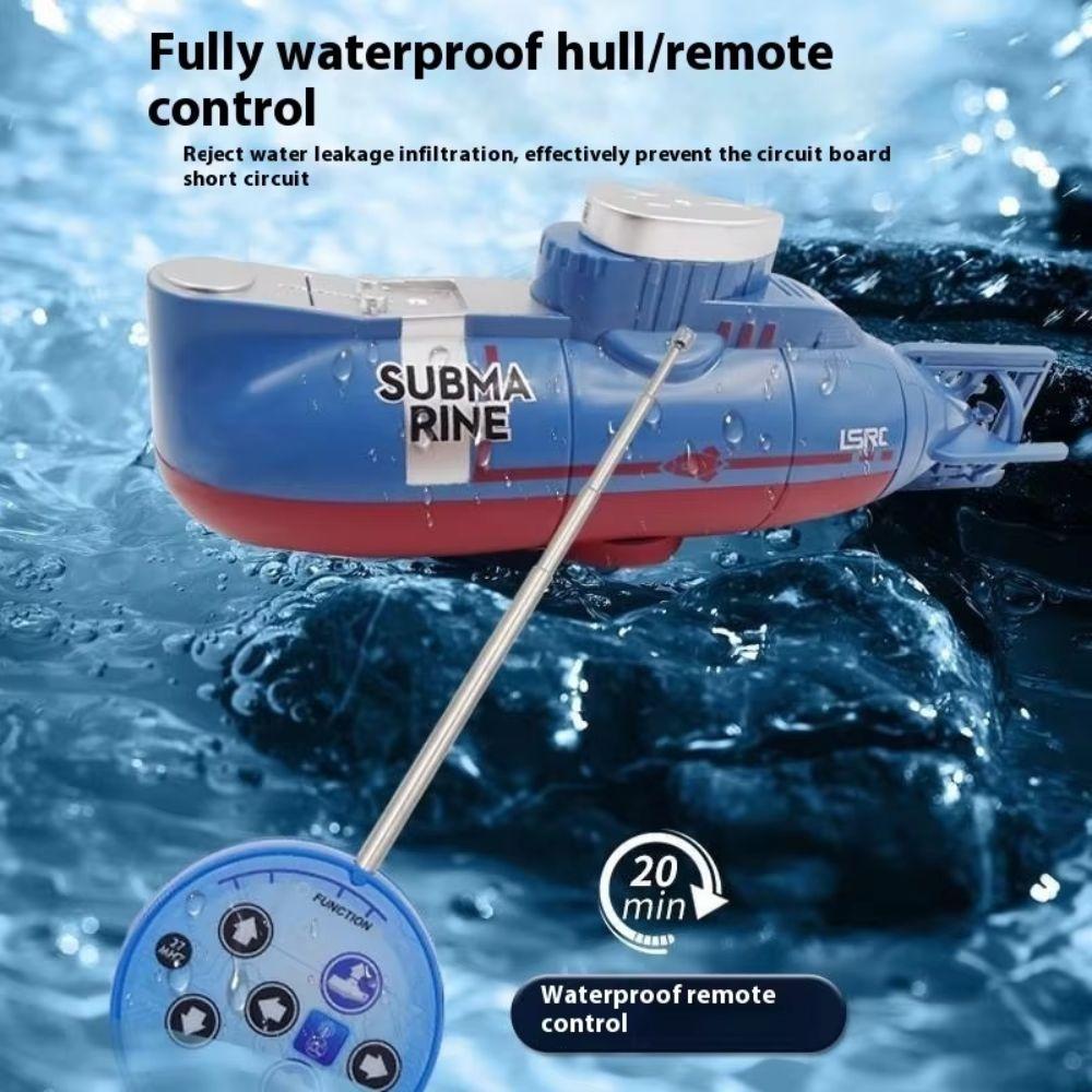Simulation Model Mini RC Submarine Waterproof Waterproof Diving Toys  Boys Girls Toys
