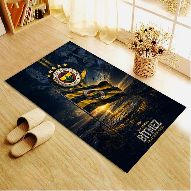 Fenerbahe Sk Halı Kilim Oturma Odası Yatak Odası Ev Kanepe Dekorasyonu Çocuk Oyun Kaymaz Zemin Matı