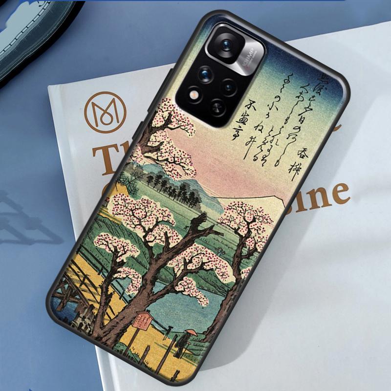 Japanese Style Art Case For Xiaomi Redmi 14C 13C 10C 12C Redmi Note 13 14 Pro 12 11 9 10 9S 10S 11S 12S Cover