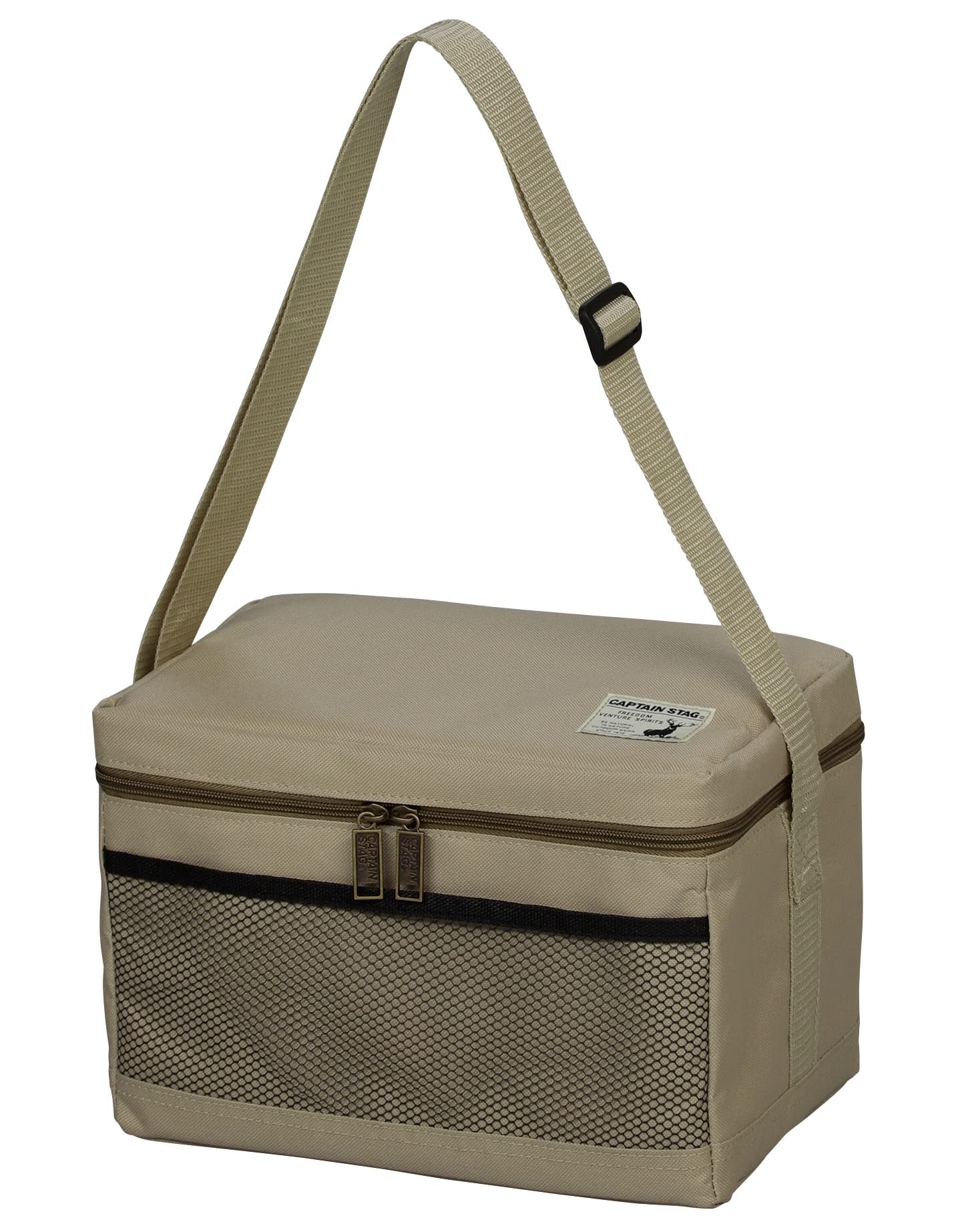 

Captain Stag Cooler Bag Soft Cooler Bag Foldable for Storage with Insole 6L Khaki (CAPTAIN STAG) UE-626