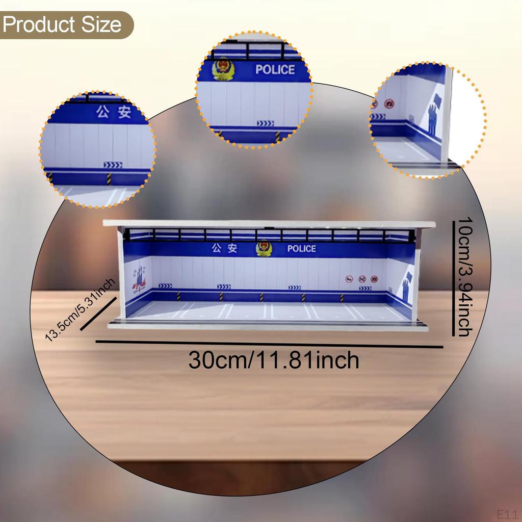 1/64 Modellauto Vitrine Schaukasten Organizer Garage Diorama Staubdicht Ornament Miniatur