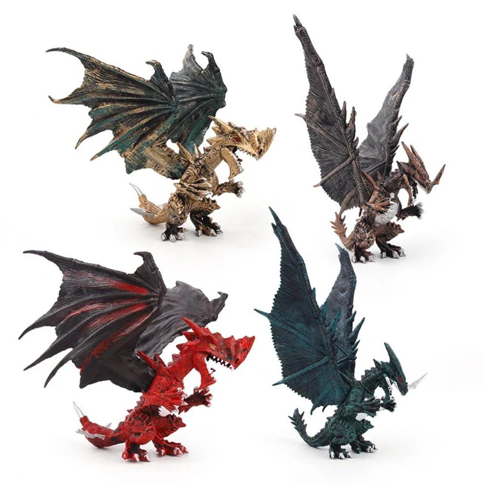 Kinder Dinosaurier Monster Modell Figur Spielzeug 3D Fliegender Drache mit Flügeln für Jungen Geschenk Desktop Ornamente