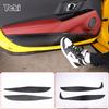 Soft Carbon Fiber Car Door Protection Anti-kick Protection Panel Cover Trim For Toyota GR Supra A90 2019-2026 Car Accessories