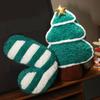 Plushie Throw Pillow Comfortable Christmas Holiday Cushion for Sofa and Bed Decoration Throw Pillows 1PC