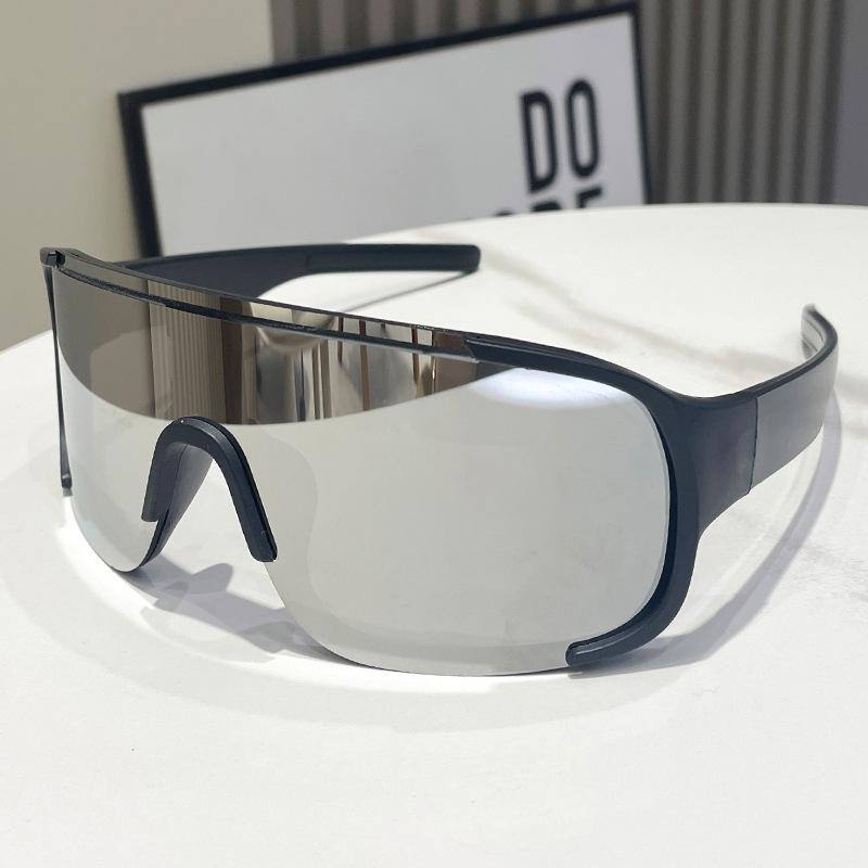 

New Large Frame Outdoor Cycling Glasses Sports Fashion Eyewear Mountaineering And Skiing Goggles Windproof Sunglasses 1PC