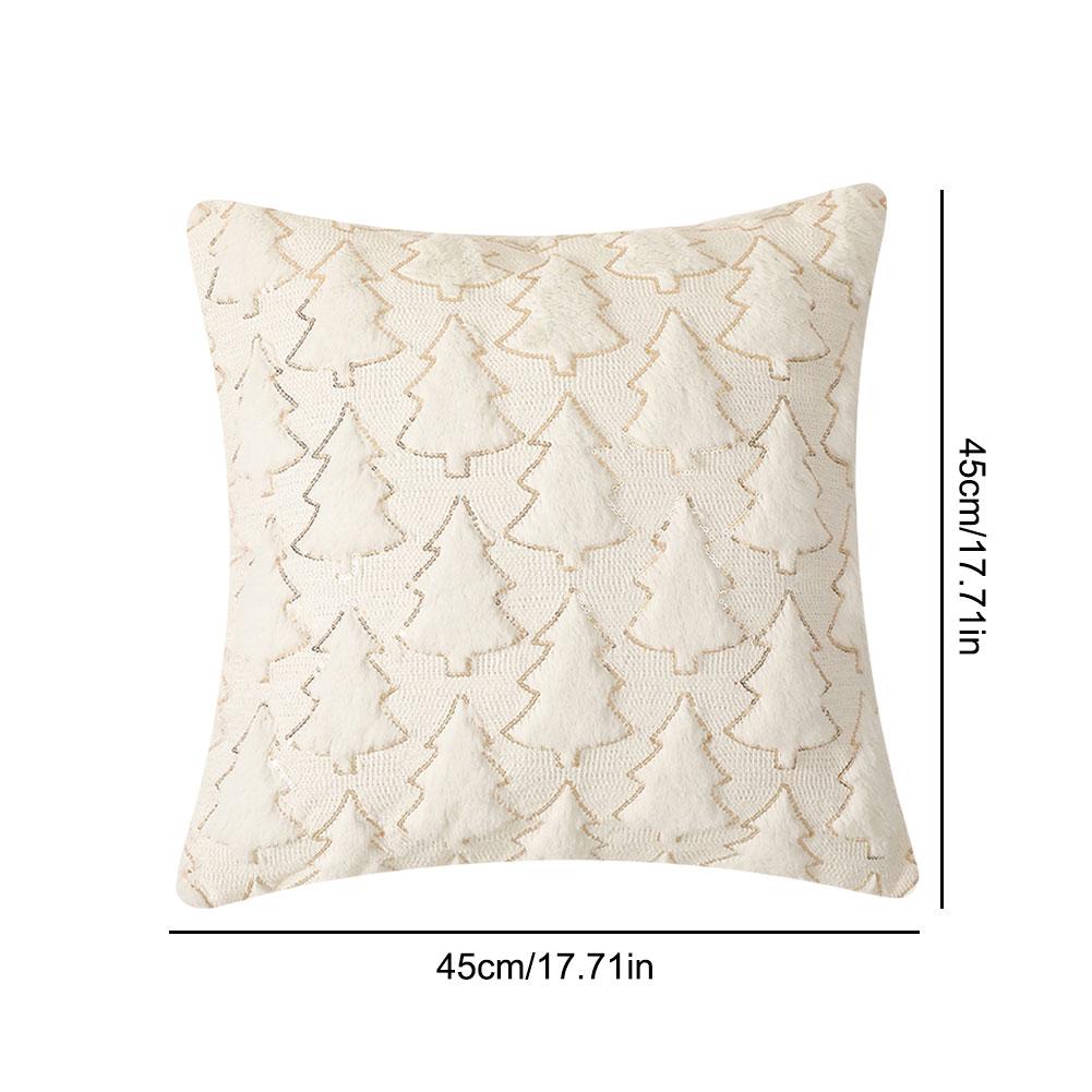 45x45cm Christmas Cushion Covers Decorations 2025 Winter Pillows Cover Decor Sofa Cover Snowflake Cushion Cases Home Decoration