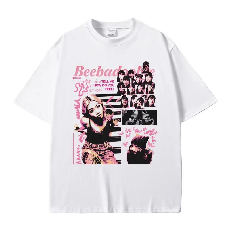 Singer Beabadoobee Graphic Print Tshirt Unisex Women Fashion Cotton Oversized Tshirt Unisex Casual Y2k Style Short Sleeve T Shirts