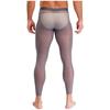 Mens Mesh Leggings See Through Stretchy Pants Elastic Waistband Lightweight Athletic Running Gym Tights