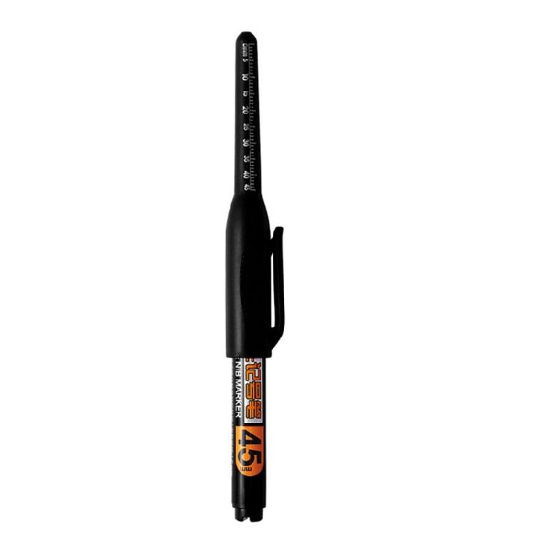 

Long Head Marker Pen 45mm Long Tip Deep Hole Marker Water Resistant for Metal Wood Glass Ceramics Woodworking Marking чорний