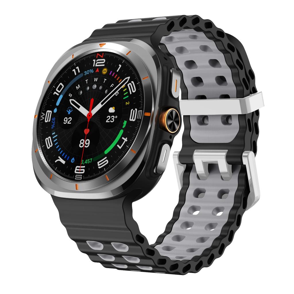 Silicone Breathable Strap For Samsung Galaxy Watch Ultra 47mm Marine Wristband Bracelet Galaxy Watch Ultra(2025) 47mm  Watchband