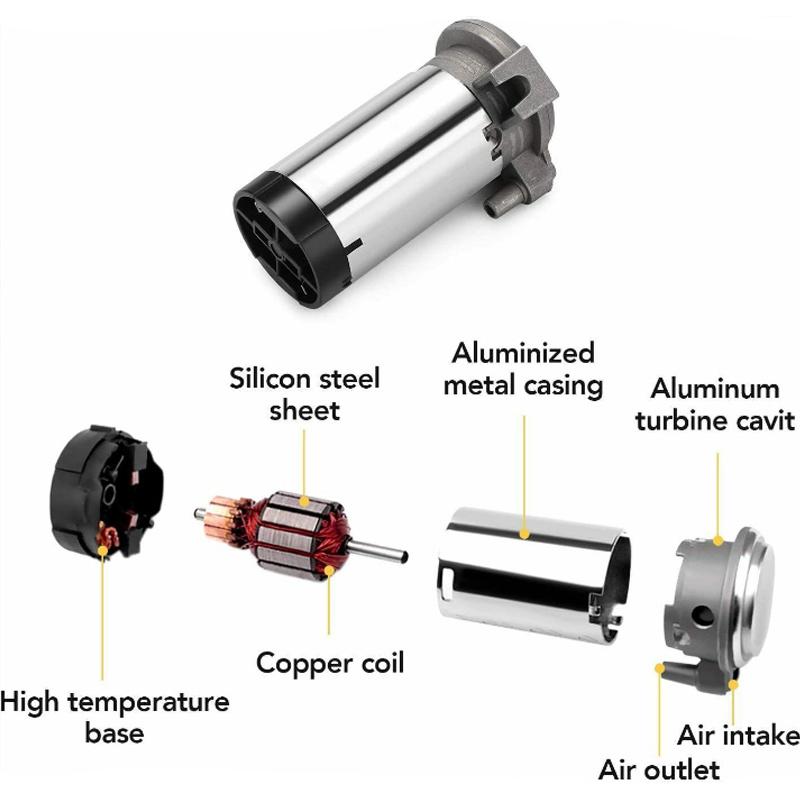 12V 150DB Automotive Electrical Horn Air Pump Horn Air Compressor Horn Red Silver Motor Loud Compressor For Truck Van Lorry Boat