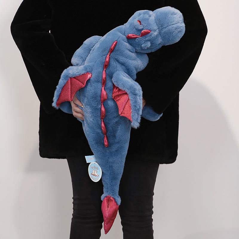 Creative Flying Dragon Plush Toys Stuffed Pterodactyl Dinos Flying Wings White Dragons PLushies Dolls Birthday Gift for Boys Kid