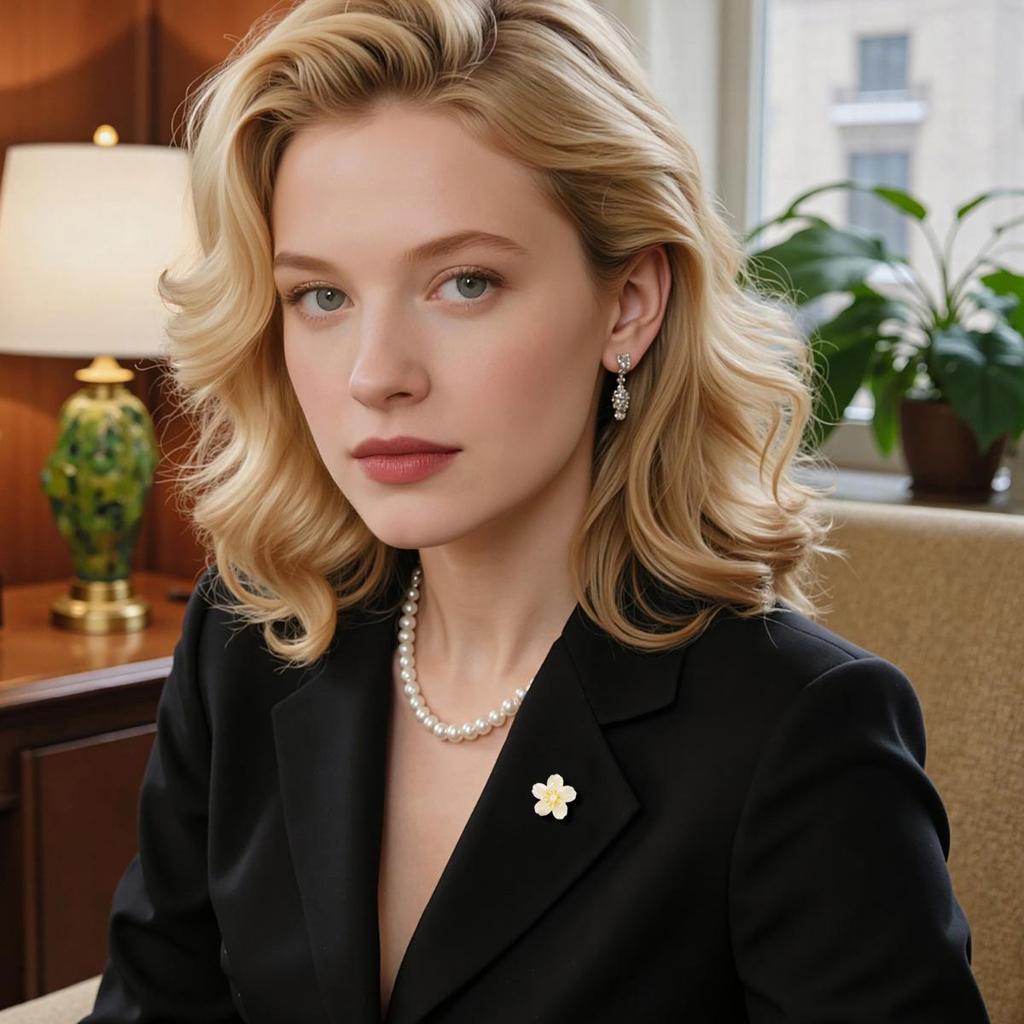 Elegant Floral Magnetic Brooch: Hidden Buckle, Natural Shell, Pearl & Micro-set Zircon Design for Women