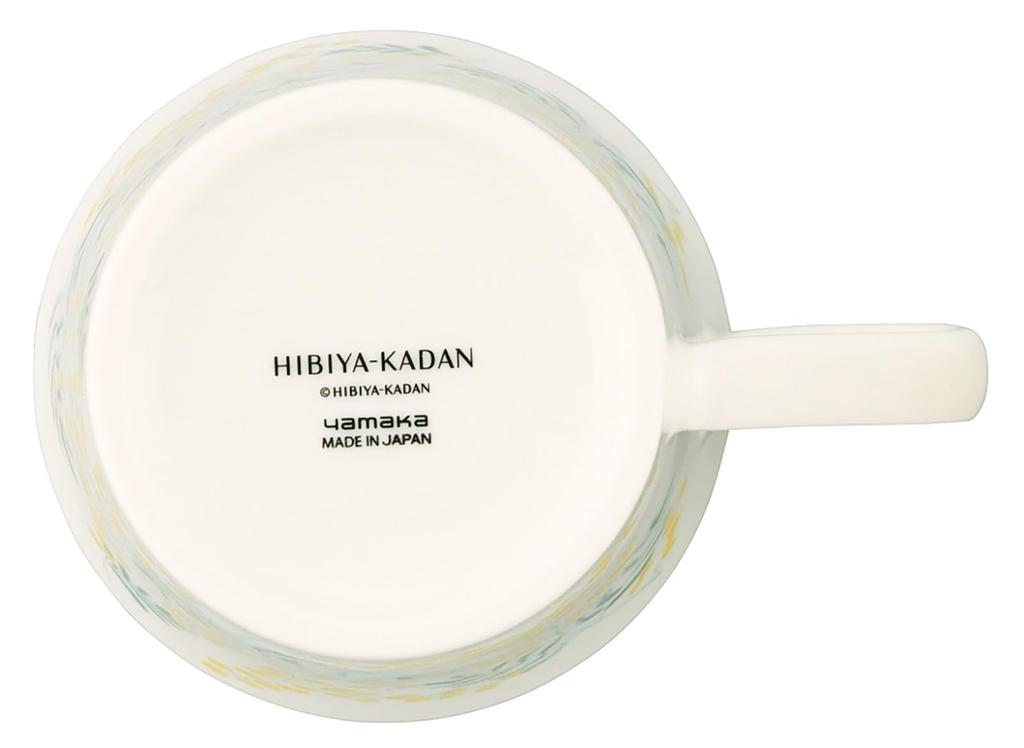 Yamaka Shoten X Mimosa and Pair of Mugs and Dinnerware by Hibiya A Perfect Day or Birthday Gift for Made In Product HIBIYA-KADAN "Flower Language