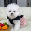 Pet Clothing Spring/summer New Flowing Light Dress Pearl Princess Dress Teddy Bear Dog Cat Thin Traction Skirt Small Dog Dress