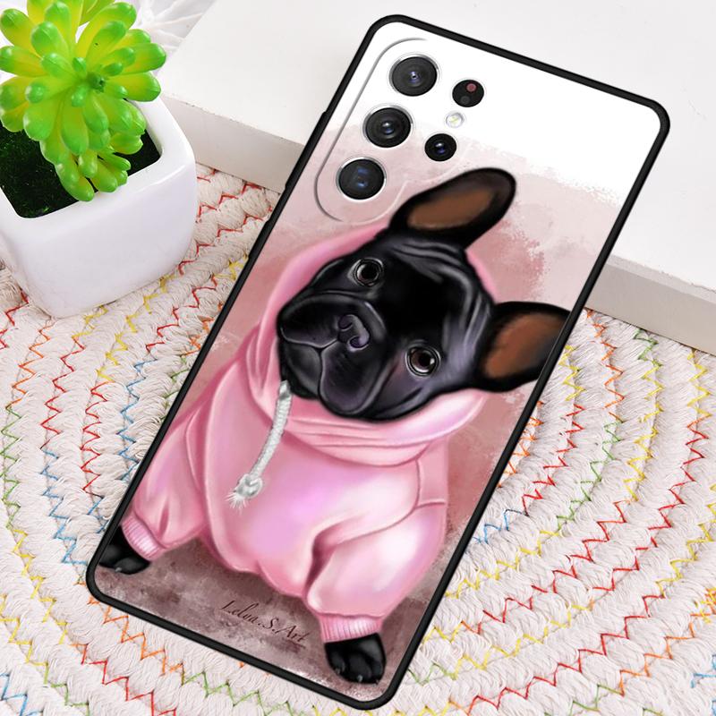 French Bulldog Phone Case for Samsung Galaxy Note 10 Pro S26 Ultra S23 S24 FE S25 S21 S22 PLUS Shockproof Cove